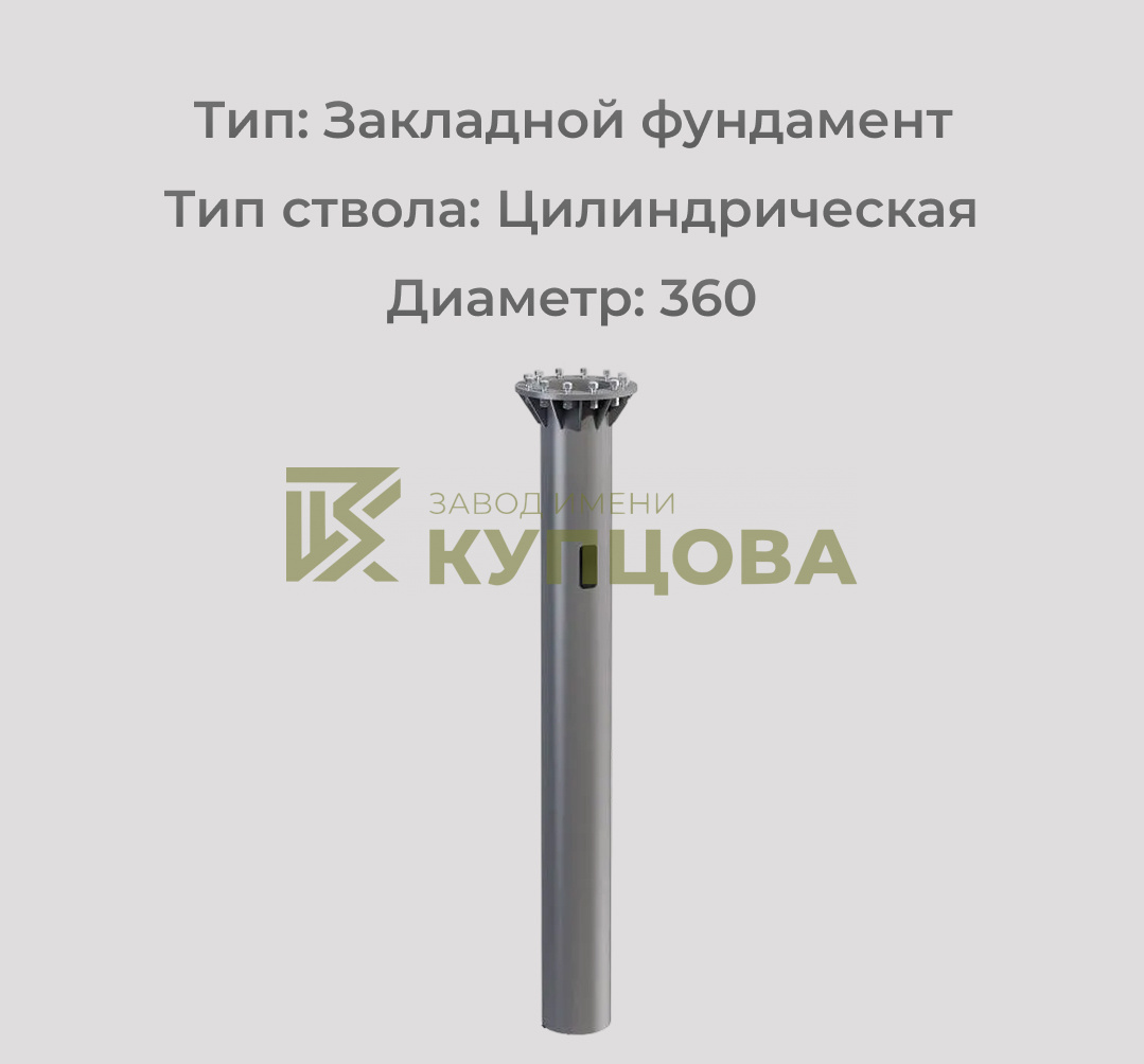 Закладная деталь фундамента ТАНС.31.009.000 (ЗФ-24/8/Д360-2,5-б) OE OPORA ENGINEERING